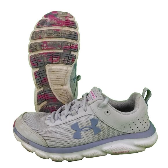✅Under Armour Charged Assert Womens 7.5 Grey Athletic Running Shoes/Sneakers - Picture 5 of 11